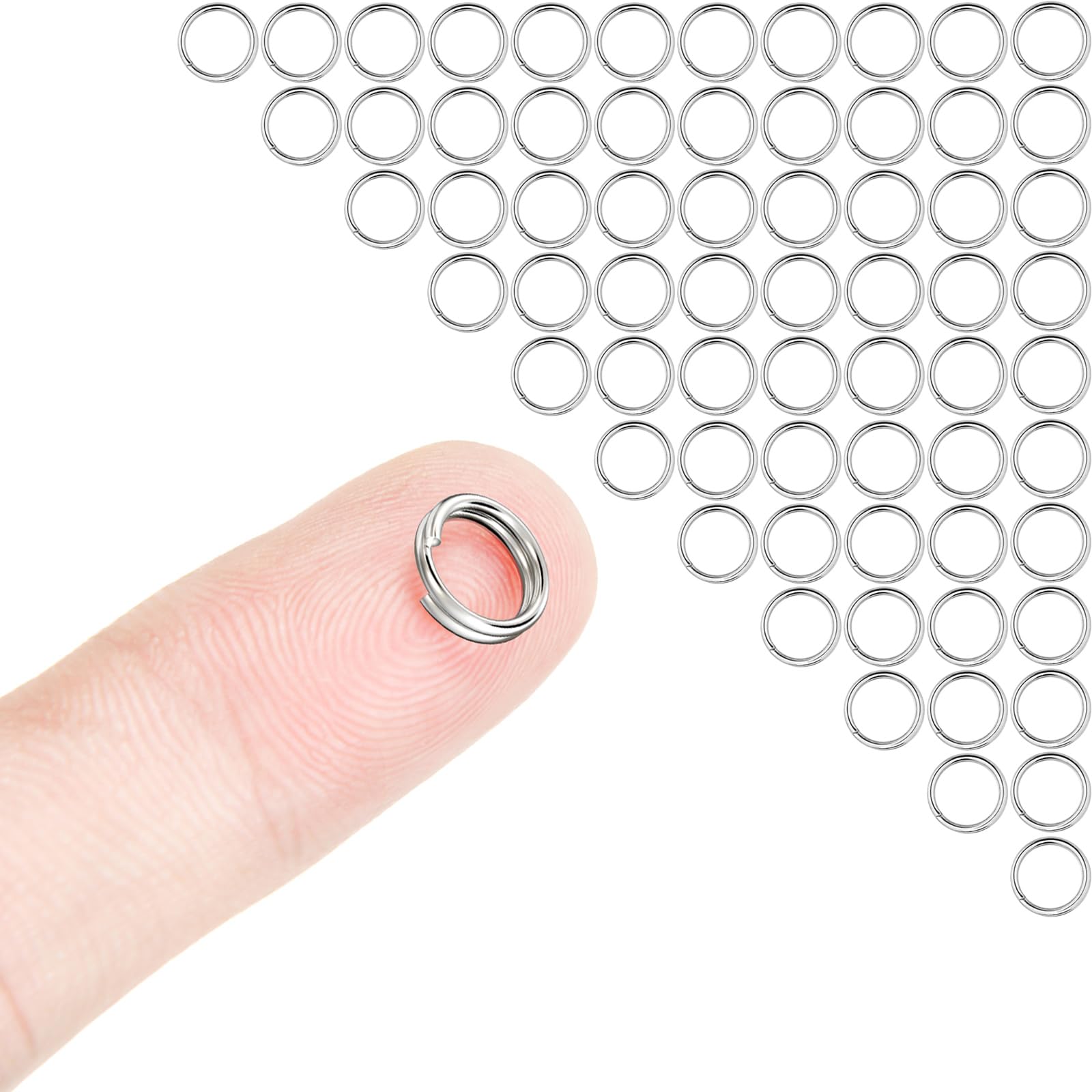 Amazon.com: HOLAILS100PCS Mini Open Jump Rings Stainless Steel